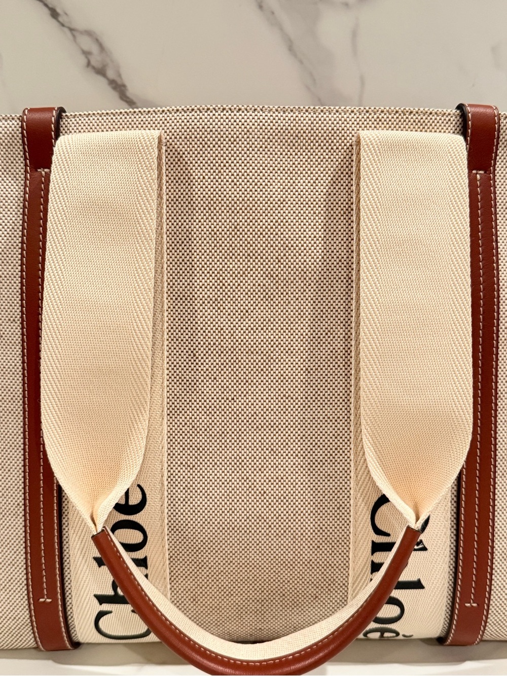 Chloé Woody Tote Bag Medium - Picture 7 of 16